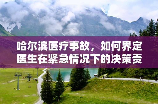 哈尔滨医疗事故，如何界定医生在紧急情况下的决策责任？