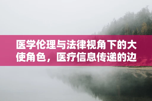 医学伦理与法律视角下的大使角色，医疗信息传递的边界与责任