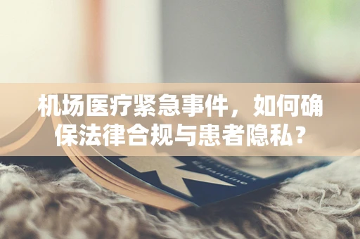 机场医疗紧急事件，如何确保法律合规与患者隐私？