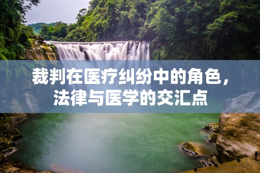 裁判在医疗纠纷中的角色，法律与医学的交汇点