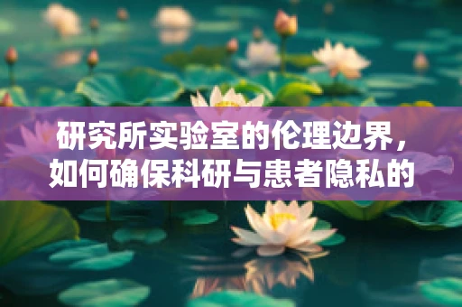 研究所实验室的伦理边界，如何确保科研与患者隐私的和谐共存？