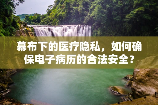 幕布下的医疗隐私，如何确保电子病历的合法安全？