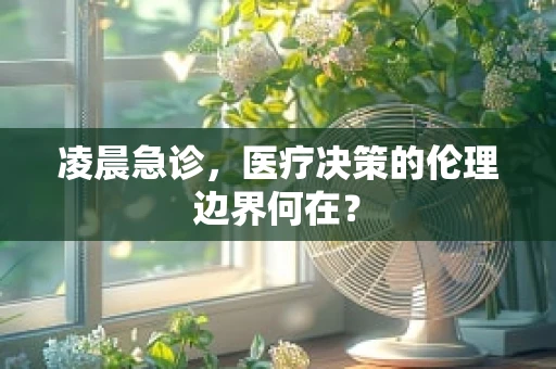 凌晨急诊，医疗决策的伦理边界何在？