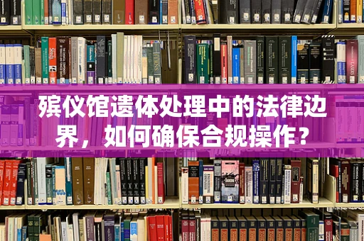 殡仪馆遗体处理中的法律边界，如何确保合规操作？