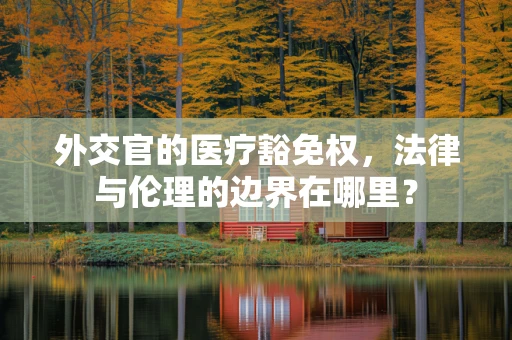外交官的医疗豁免权，法律与伦理的边界在哪里？