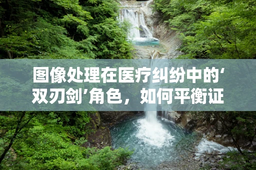图像处理在医疗纠纷中的‘双刃剑’角色，如何平衡证据与隐私？