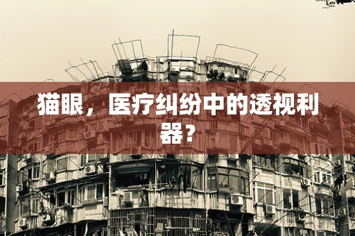 猫眼，医疗纠纷中的透视利器？