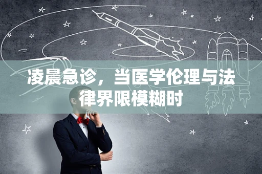 凌晨急诊，当医学伦理与法律界限模糊时