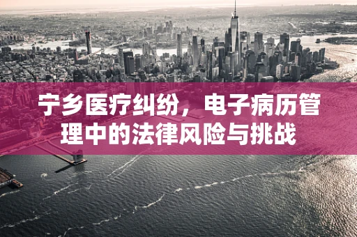 宁乡医疗纠纷，电子病历管理中的法律风险与挑战