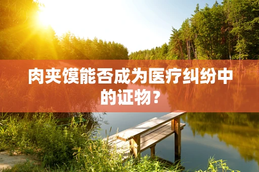 肉夹馍能否成为医疗纠纷中的证物？