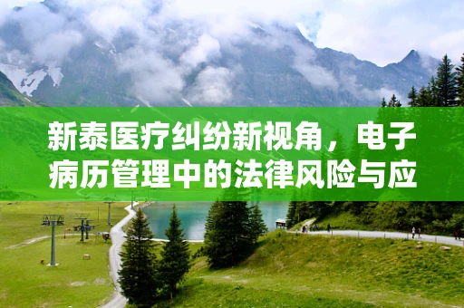 新泰医疗纠纷新视角，电子病历管理中的法律风险与应对策略