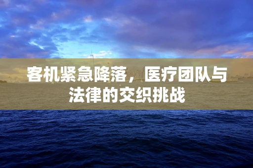 客机紧急降落，医疗团队与法律的交织挑战