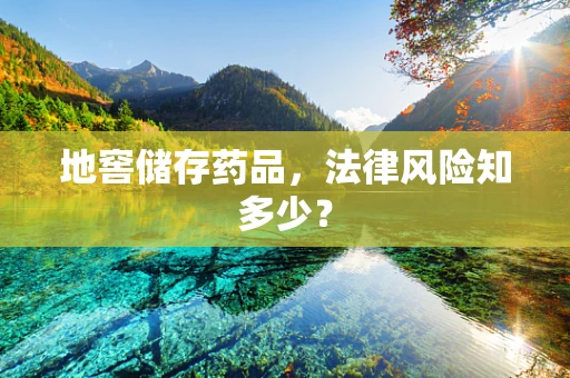 地窖储存药品，法律风险知多少？