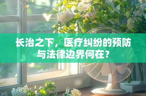 长治之下，医疗纠纷的预防与法律边界何在？