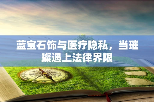 蓝宝石饰与医疗隐私，当璀璨遇上法律界限
