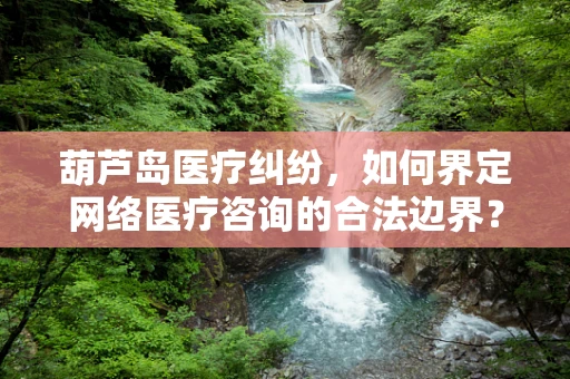 葫芦岛医疗纠纷，如何界定网络医疗咨询的合法边界？