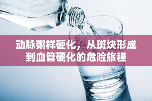 动脉粥样硬化，从斑块形成到血管硬化的危险旅程