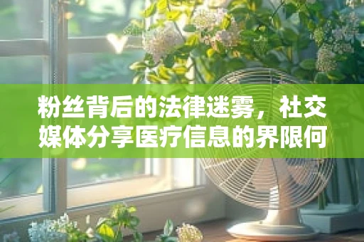 粉丝背后的法律迷雾，社交媒体分享医疗信息的界限何在？