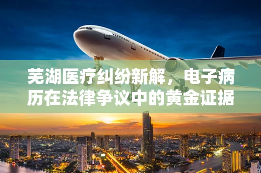 芜湖医疗纠纷新解，电子病历在法律争议中的黄金证据作用