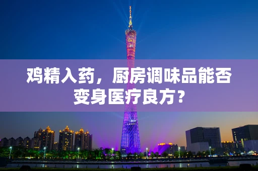 鸡精入药，厨房调味品能否变身医疗良方？