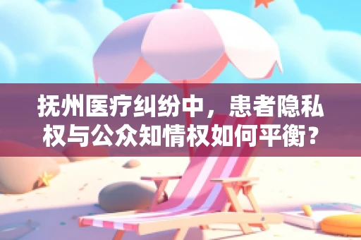 抚州医疗纠纷中，患者隐私权与公众知情权如何平衡？