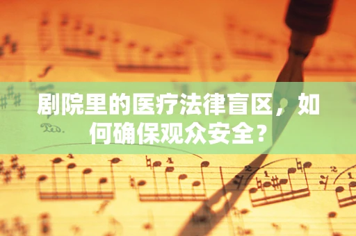 剧院里的医疗法律盲区，如何确保观众安全？