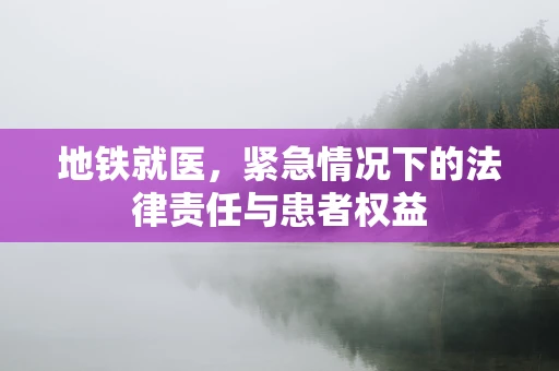地铁就医，紧急情况下的法律责任与患者权益