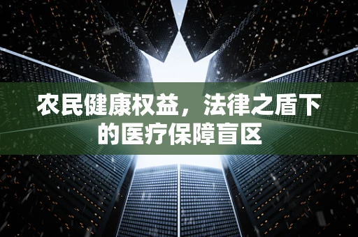 农民健康权益，法律之盾下的医疗保障盲区
