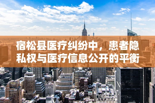 宿松县医疗纠纷中，患者隐私权与医疗信息公开的平衡点何在？