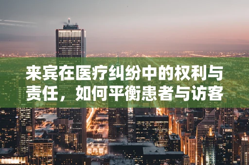 来宾在医疗纠纷中的权利与责任，如何平衡患者与访客的权益？