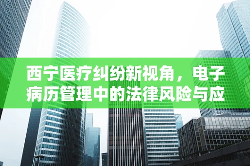西宁医疗纠纷新视角，电子病历管理中的法律风险与应对策略