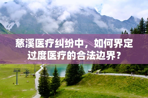 慈溪医疗纠纷中，如何界定过度医疗的合法边界？