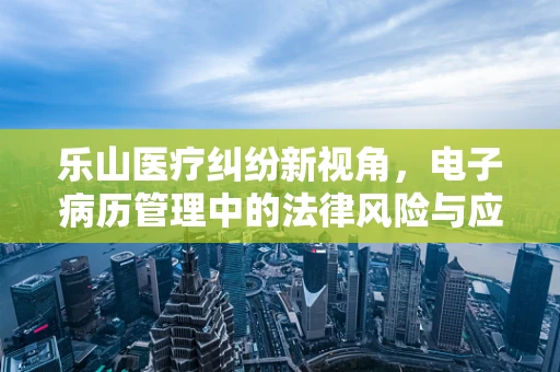 乐山医疗纠纷新视角，电子病历管理中的法律风险与应对