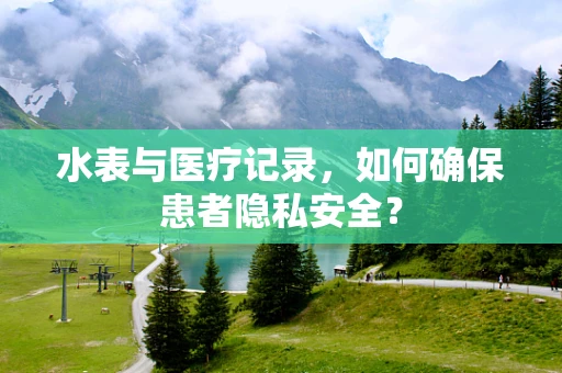 水表与医疗记录，如何确保患者隐私安全？