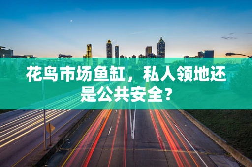 花鸟市场鱼缸，私人领地还是公共安全？