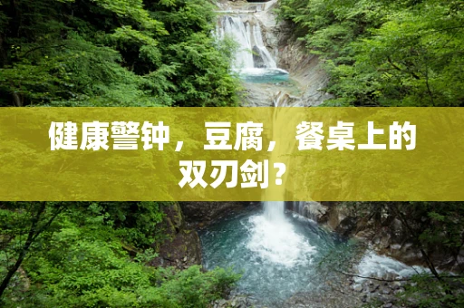 健康警钟，豆腐，餐桌上的双刃剑？