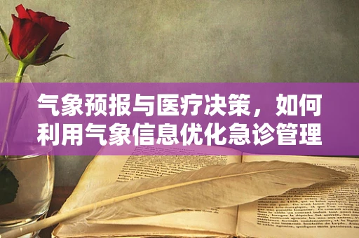 气象预报与医疗决策，如何利用气象信息优化急诊管理？
