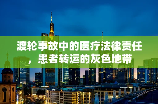 渡轮事故中的医疗法律责任，患者转运的灰色地带
