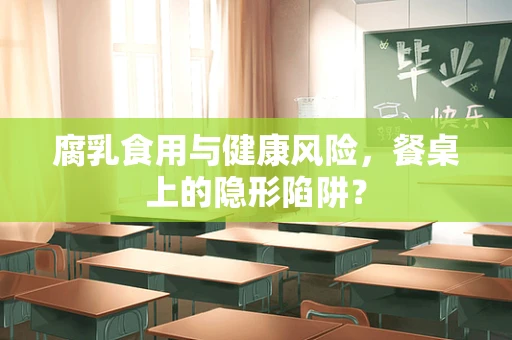腐乳食用与健康风险，餐桌上的隐形陷阱？