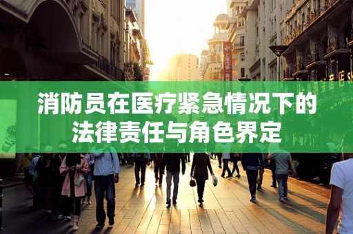 消防员在医疗紧急情况下的法律责任与角色界定