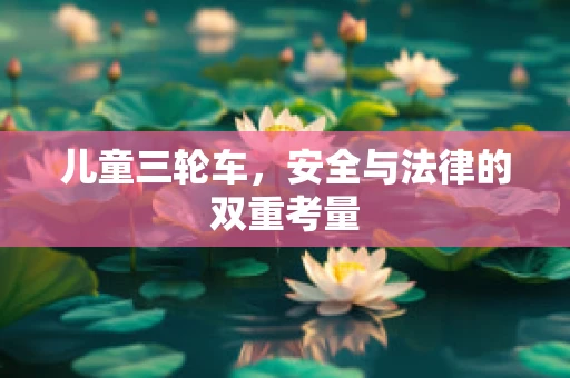 儿童三轮车，安全与法律的双重考量