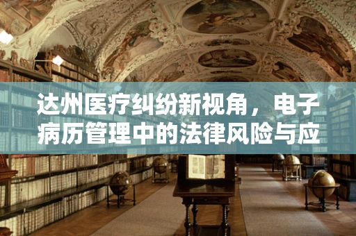 达州医疗纠纷新视角，电子病历管理中的法律风险与应对策略