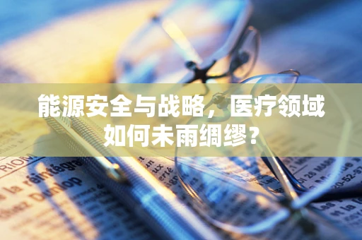能源安全与战略，医疗领域如何未雨绸缪？