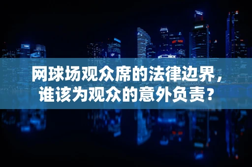 网球场观众席的法律边界，谁该为观众的意外负责？