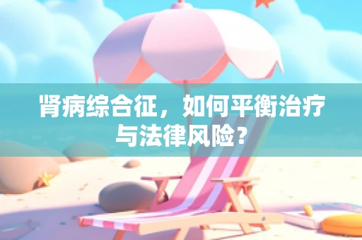 肾病综合征，如何平衡治疗与法律风险？