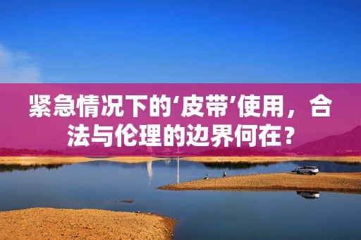 紧急情况下的‘皮带’使用，合法与伦理的边界何在？