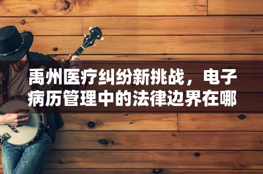 禹州医疗纠纷新挑战，电子病历管理中的法律边界在哪里？