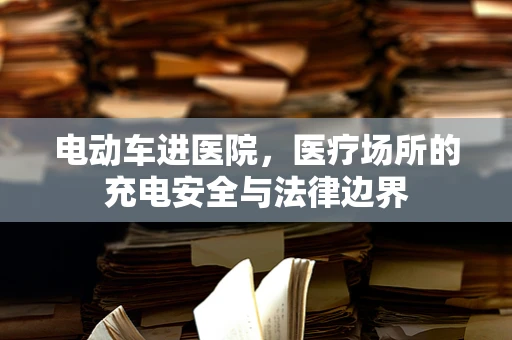电动车进医院，医疗场所的充电安全与法律边界
