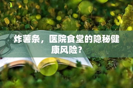 炸薯条，医院食堂的隐秘健康风险？