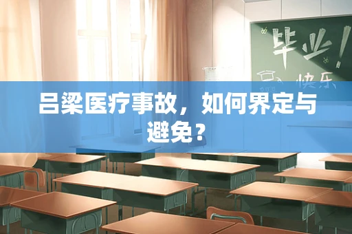 吕梁医疗事故，如何界定与避免？